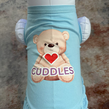 Short Sleeve Pet Skirt (Love Cuddles)
