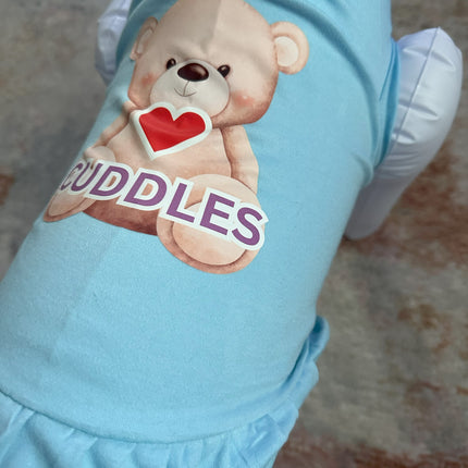 Short Sleeve Pet Skirt (Love Cuddles)