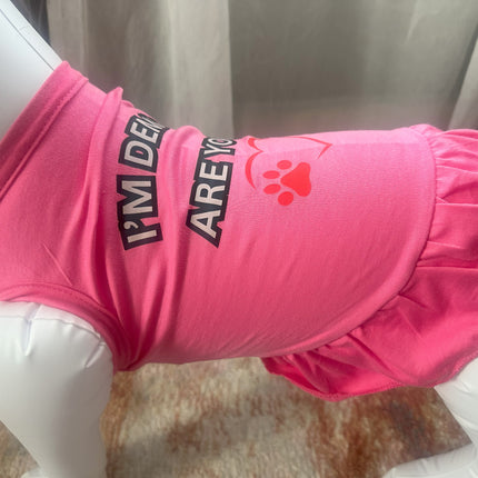 I'm Demure (Pet Dress)
