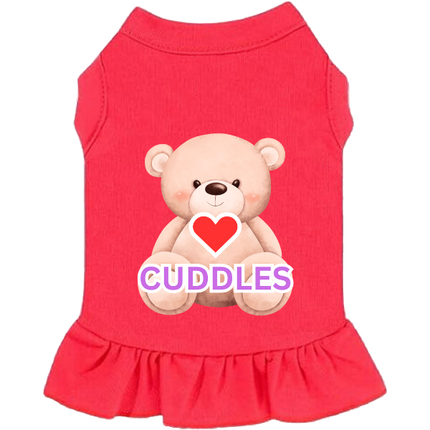 Short Sleeve Pet Skirt (Love Cuddles)