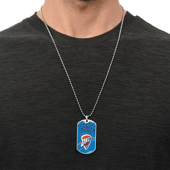 OKC Thunder (Military Style Dog Tag) NBA