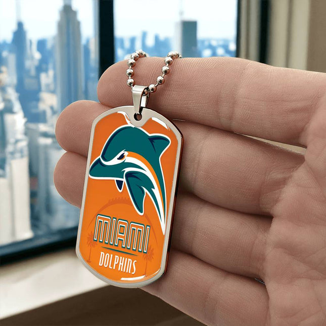 Miami Dolphins (Dog Tag)