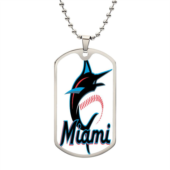 Miami Marlins (Dog Tag)