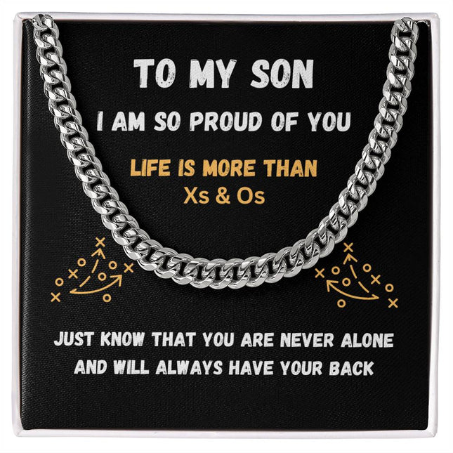 X & O (Cuban Link Chain)