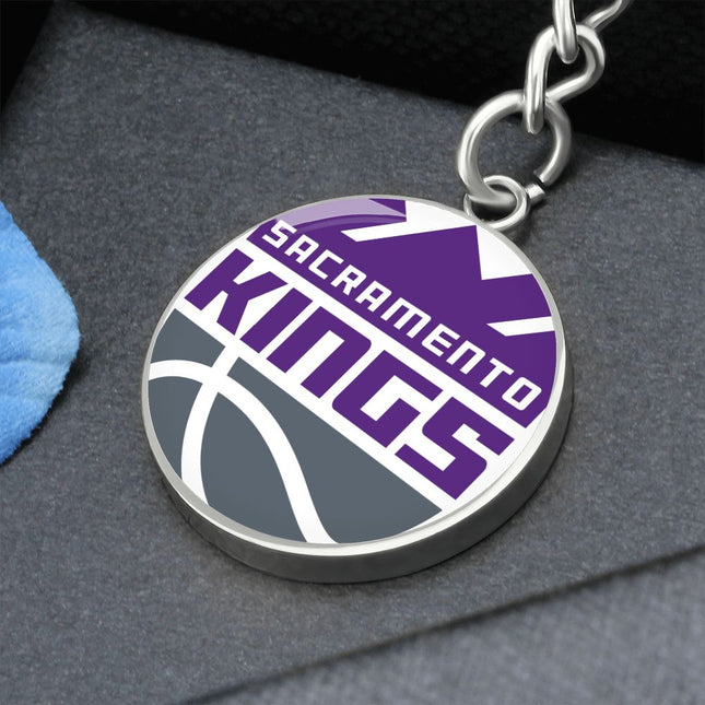 Sacramento Kings (Circle Keychain) NBA
