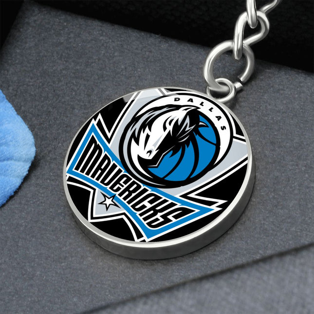 Dallas Mavericks (Circle Keychain) NBA