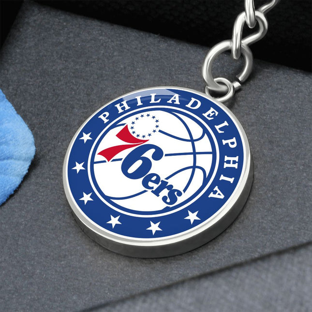 Philadelphia 76ers (Circle Keychain) NBA
