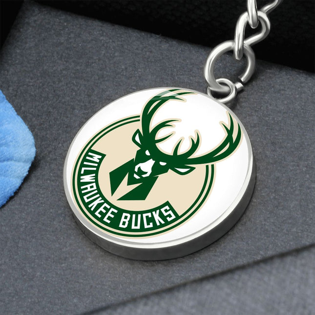 Milwaukee Bucks (Circle Keychain) NBA
