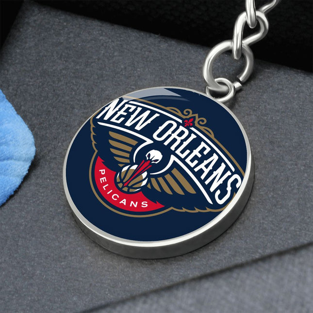 New Orleans Pelicans (Circle keychain) NBA