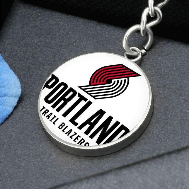 Portland Trail Blazers (Circle Keychain) NBA