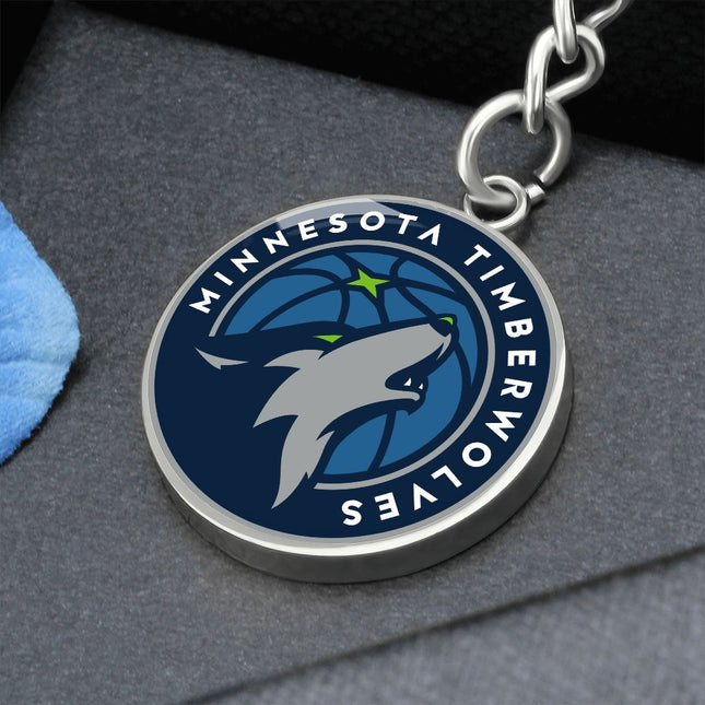 Minnesota Timberwolves (Circle Keychain) NBA
