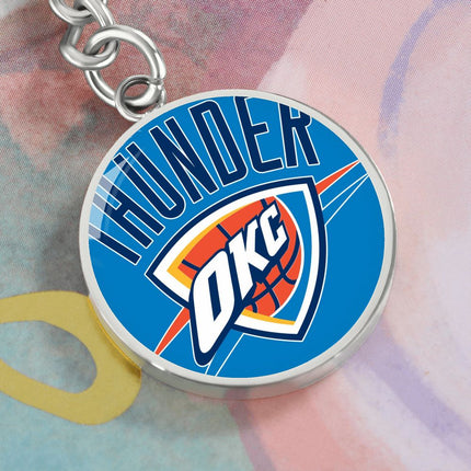 OKC Thunder (Circle Keychain) NBA