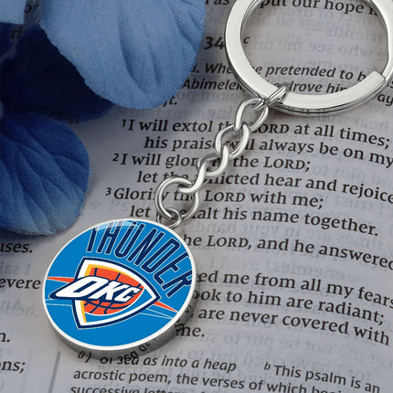 OKC Thunder (Circle Keychain) NBA