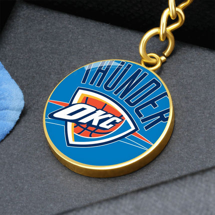 OKC Thunder (Circle Keychain) NBA