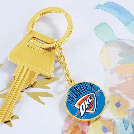 OKC Thunder (Circle Keychain) NBA