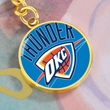 OKC Thunder (Circle Keychain) NBA