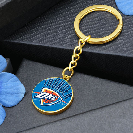 OKC Thunder (Circle Keychain) NBA