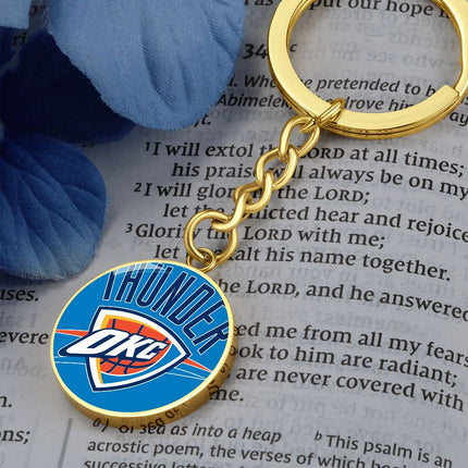 OKC Thunder (Circle Keychain) NBA