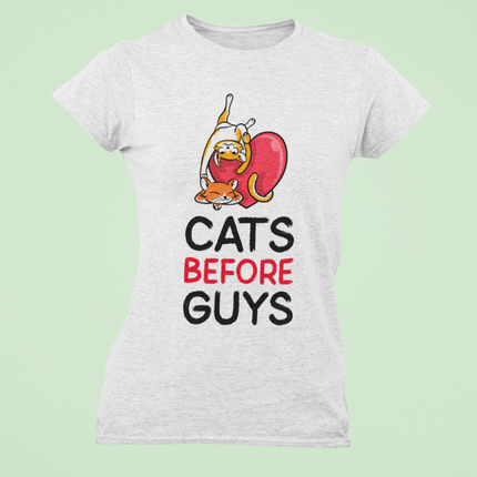 Short Sleeve Shirt (Women) Cats B4 Guys